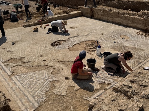 Découverte archéologique exceptionnelle - Mosaïque romaine 